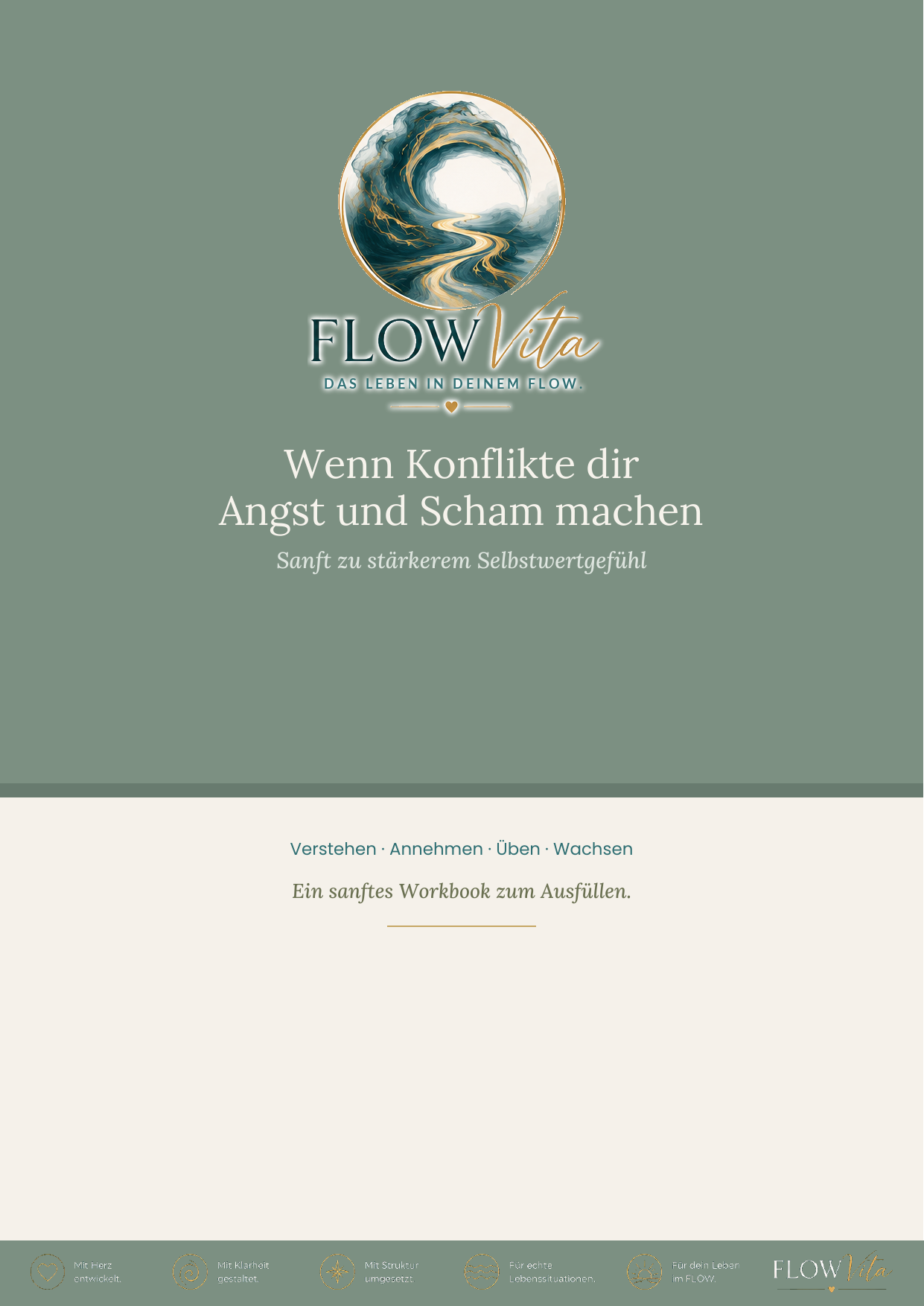 Workbook Titelseite – Wenn Konflikte dir Angst und Scham machen