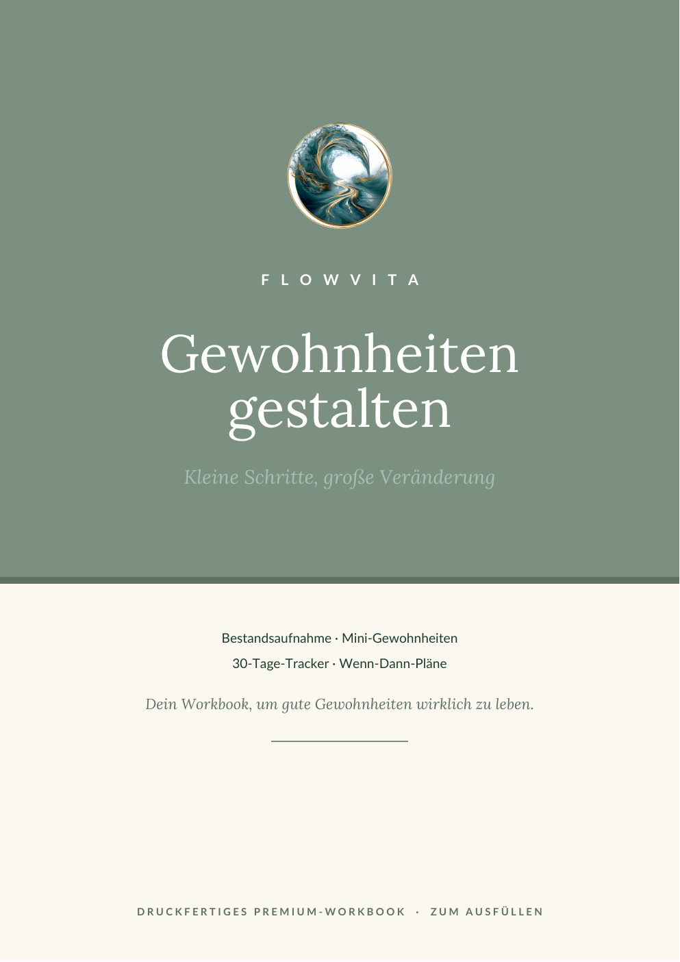 Gewohnheiten-Workbook Titelseite